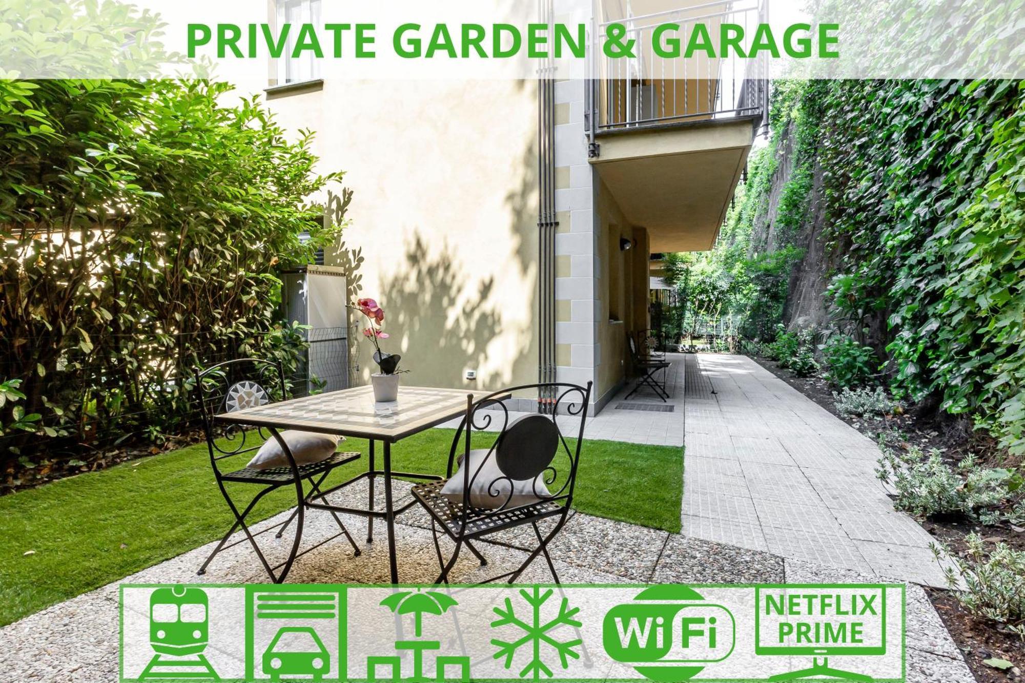 Private Garden & Garage - Self Check-In & Remote Access Apartment Como Ngoại thất bức ảnh